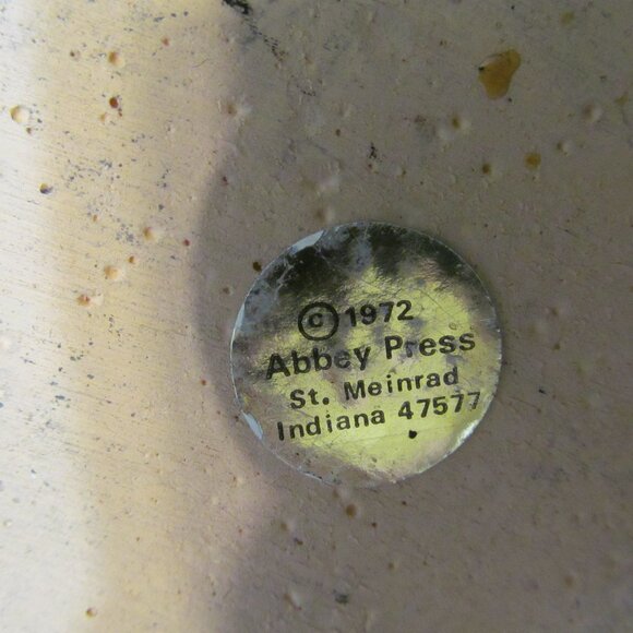 Vintage 1972 Abbey Press Paperweight Dog I'd Enjoy Day More If It Started Later - Picture 10 of 12